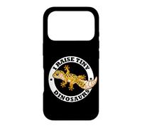 Carcasa para iPhone 17 Pro Mens Womens Kids I Raise Tiny Dinosaurs Leopard Gecko Lover