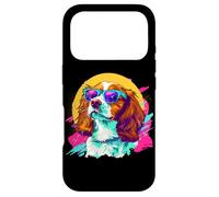 Carcasa para iPhone 17 Pro Mens Womens Retro Vintage 80s 90s Brittany Spaniel Lover