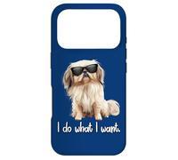 Carcasa para iPhone 17 Pro Mens Womens Sunglasses Cute Do What I Want Pekingese Lover