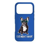 Carcasa para iPhone 17 Pro Mens Womens Sunglasses I Do What I Want French Bulldog Lover