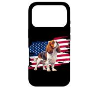 Carcasa para iPhone 17 Pro Mens Womens USA Flag American 4th July Cavalier Dog Mom