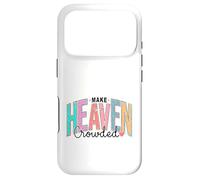 Carcasa para iPhone 17 Pro Mensaje Retro Cristiano del Cielo Cruz fe
