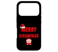 Carcasa para iPhone 17 Pro Merry KissMyAss Funny Santa Christmas Dirty Joke