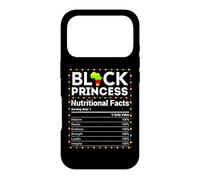 Carcasa para iPhone 17 Pro Mes de la Historia Negra Africana Princesa Información Nutricion