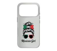Carcasa para iPhone 17 Pro Mexican Girl México Bandera Nacional Match Favorite My Game Day