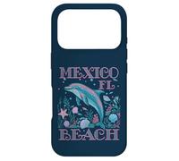 Carcasa para iPhone 17 Pro Mexico Beach FL Amante DE LOS Delfines Colorido Souvenir DE Playa