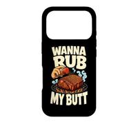 Carcasa para iPhone 17 Pro Mezclador Divertido para Barbacoa Wanna Rub My Butt Grill Master
