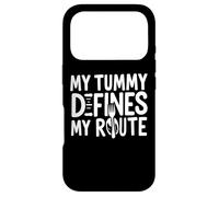 Carcasa para iPhone 17 Pro Mi Barriga Define mi Ruta Divertido Viaje Vlog Humor