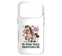 Carcasa para iPhone 17 Pro Mi Caballo Aficionado me Entiende, Lindo Poni Kawaii