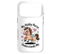 Carcasa para iPhone 17 Pro Mi Caballo Aficionado me Entiende, Lindo Poni Kawaii