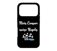 Carcasa para iPhone 17 Pro Mi Camper Mis Reglas Caravana Camping Naturaleza