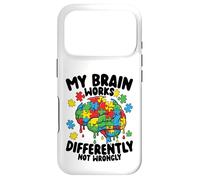 Carcasa para iPhone 17 Pro Mi Cerebro Funciona de Manera Diferente Goteo de Conciencia sobre el Autismo