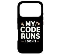 Carcasa para iPhone 17 Pro Mi código se Ejecuta yo no | Coding Joke Funny Software Engineer