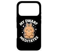 Carcasa para iPhone 17 Pro Mi Conejo Enano medita Lindo Conejito Divertido