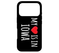 Carcasa para iPhone 17 Pro MI CORAZÓN ESTÁ EN Iowa Cute American State
