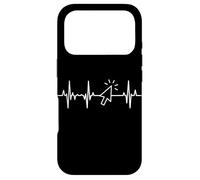 Carcasa para iPhone 17 Pro Mi corazón Late por un cardiograma en Internet