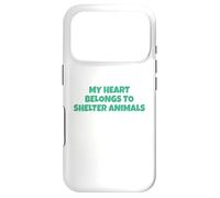 Carcasa para iPhone 17 Pro Mi corazón Pertenece a los Animales de Refugio