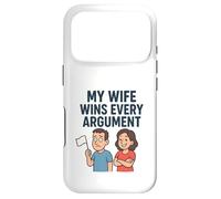 Carcasa para iPhone 17 Pro Mi Esposa GANA Todos los argumentos