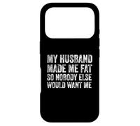 Carcasa para iPhone 17 Pro Mi Esposo me Hizo Gordo Divertido Diciendo Esposa día de la Madre