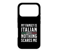 Carcasa para iPhone 17 Pro Mi Familia es Italiana Nada me Asusta