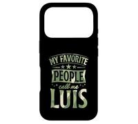 Carcasa para iPhone 17 Pro Mi Gente Favorita me Llama Luis Nombre Personalizado