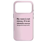 Carcasa para iPhone 17 Pro mi habitación es Carrera de obstáculos