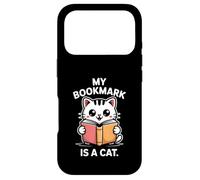 Carcasa para iPhone 17 Pro Mi Marcador es Divertido para los Amantes de la Lectura de Gatos