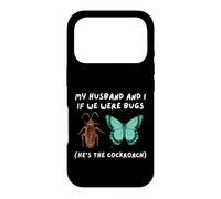 Carcasa para iPhone 17 Pro Mi Marido y yo si fuéramos bichos Divertido cucaracha Meme Esposa