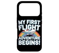 Carcasa para iPhone 17 Pro Mi Primer Viaje en avión Aventura de Vuelo por Primera Vez