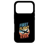 Carcasa para iPhone 17 Pro Mi Primer Viaje en avión Primera Vez Vuelo Aventura Avión Niño