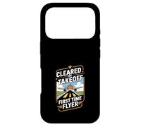 Carcasa para iPhone 17 Pro Mi Primer Viaje en avión Primera Vez Vuelo Aventura Avión Niño