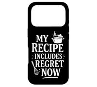Carcasa para iPhone 17 Pro Mi Receta Incluye una Divertida Cita de Cocina de Regret Now