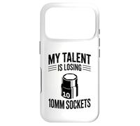 Carcasa para iPhone 17 Pro Mi Talento está perdiendo 10MM Sockets Car Guy Meme Mecánico de Coches