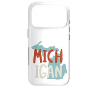 Carcasa para iPhone 17 Pro Michigan Estados Unidos, MI Estado de Michigan Souvenir