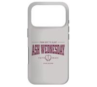 Carcasa para iPhone 17 Pro Miércoles de Ceniza Católico Cristiano Religioso Diciendo Cuaresma