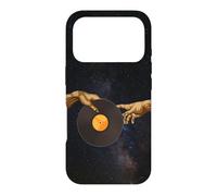 Carcasa para iPhone 17 Pro Miguel Ángel DJ Creación de Adam Hands Art 90's Disco de Vinilo