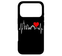 Carcasa para iPhone 17 Pro Milán Skyline Latido del Corazón Italia Me Encanta Milano