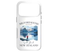 Carcasa para iPhone 17 Pro Milford Sound Fjord Senderismo Souvenir Turístico Vacaciones Hombres Niños