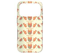 Carcasa para iPhone 17 Pro Minecraft Pixelated Axolotl Fish & Watermelon Retro Logo