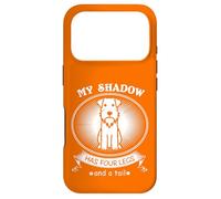 Carcasa para iPhone 17 Pro Miniature Schnauzer My Dog is My Shadow Funny Pet Dog Lover