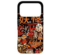Carcasa para iPhone 17 Pro Minimalista japonés Yokai Monstruos Coreano Asiático Kawaii