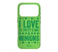 Carcasa para iPhone 17 Pro Minions I Love St Patty’s Day Front & Back