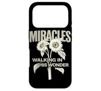 Carcasa para iPhone 17 Pro Miracles Walking In His Wonder Christian Cita Adoración