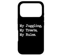 Carcasa para iPhone 17 Pro Mis Malabares Mis golosinas Mis Reglas Snarky Circus Humor