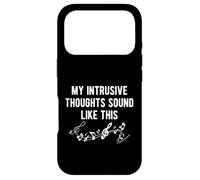 Carcasa para iPhone 17 Pro Mis Pensamientos intrusivos suenan como Notas Musicales Salud Mental