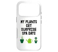 Carcasa para iPhone 17 Pro Mis Plantas reciben días de SPA Sorpresa
