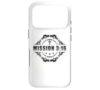 Carcasa para iPhone 17 Pro Mission 3:16 - Christian Faith Church Ministry Soldier