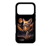Carcasa para iPhone 17 Pro Místico Fennec Fox Lunar Mirada Cósmica Noche