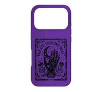 Carcasa para iPhone 17 Pro Místico Vintage Quiromancia Mano Luna Mágica Arte Popular Diseño