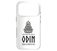 Carcasa para iPhone 17 Pro Mitología nórdica Medieval - Un Lobo de Odín - Religión vikinga